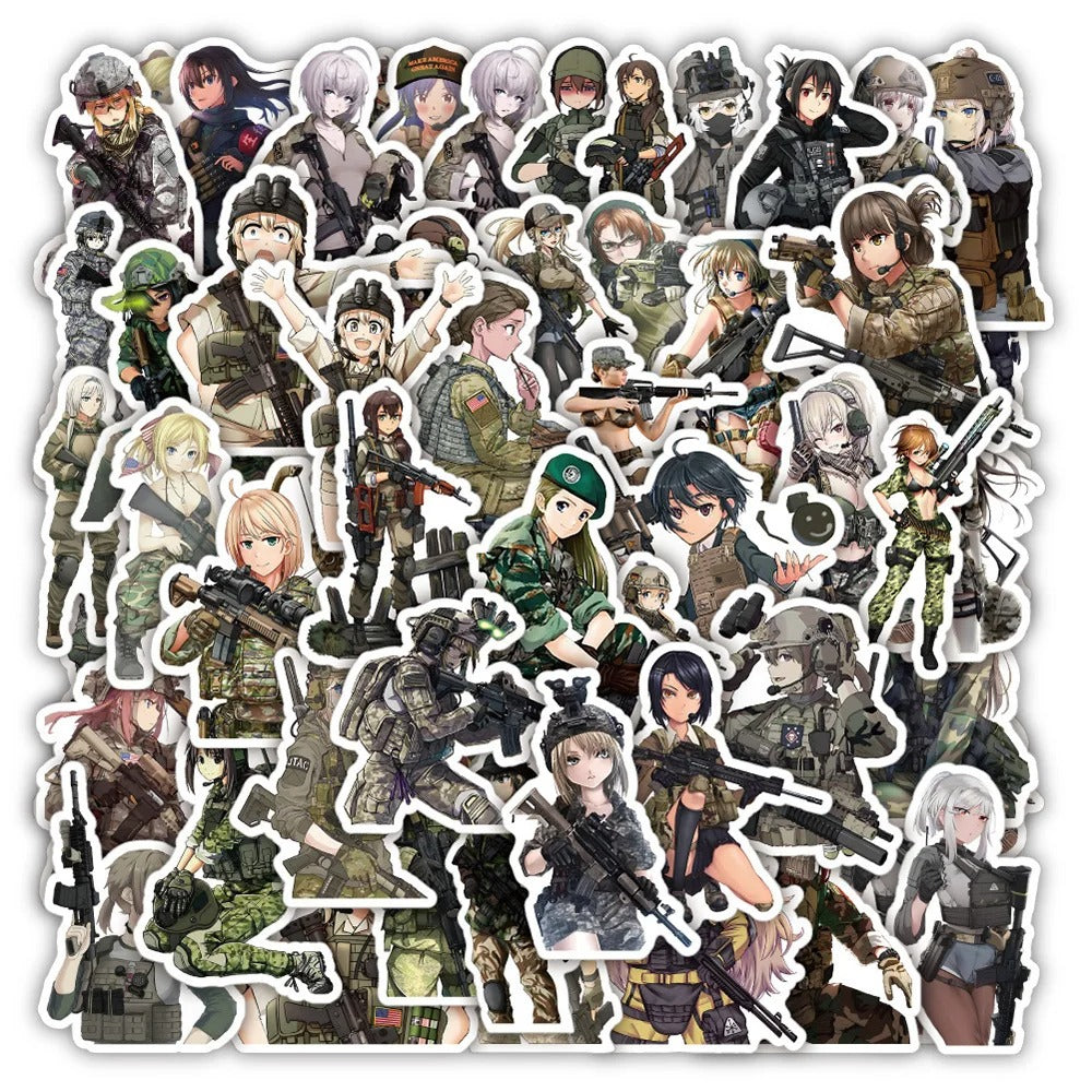 Waifu Army Anime Stickers