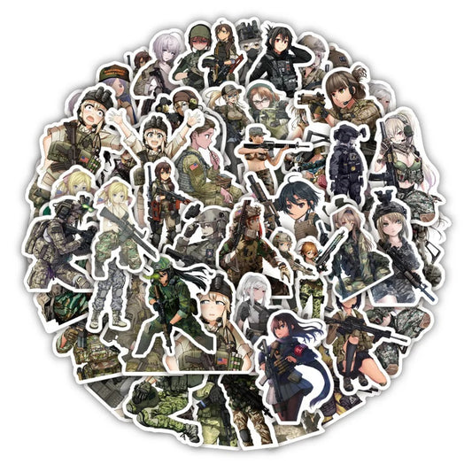 Waifu Army Anime Stickers