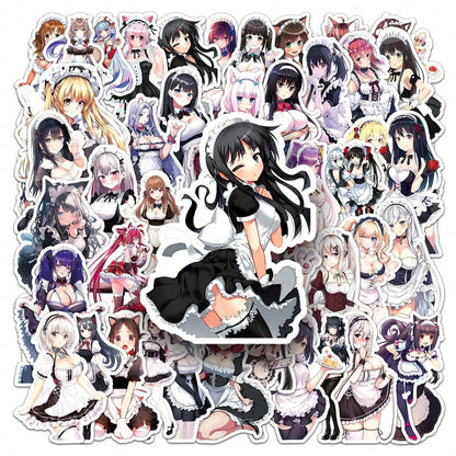 Waifu Maids Anime Stickers