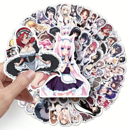 Waifu Maids Anime Stickers