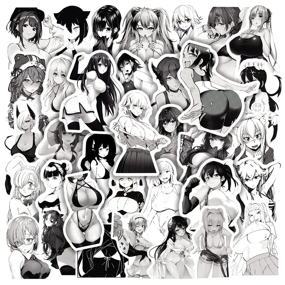 Curvy Waifu Anime Stickers