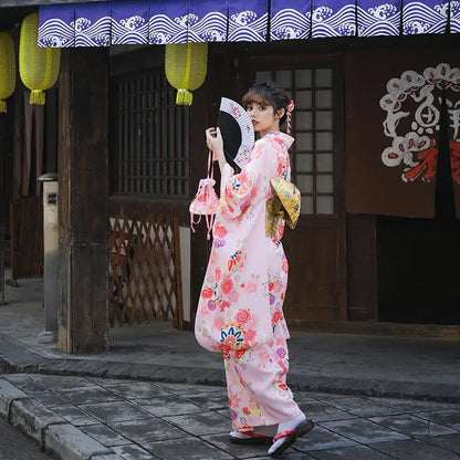 Cherry Blossom Traditional Women’s Kimono