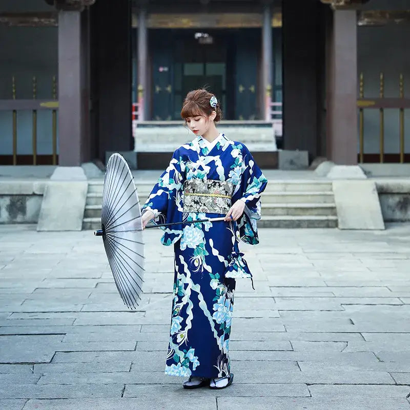 Kimono veste femme aux grandes vagues de Kanagawa Kimono veste femme aux grandes vagues de Kanagawa