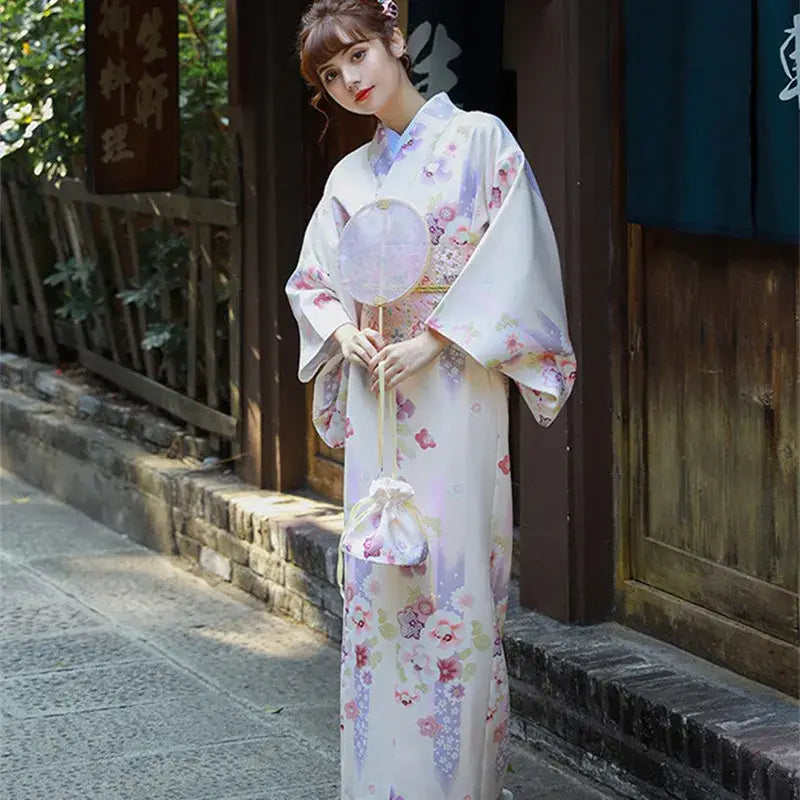 Kimono Femme Floral Aquarelle