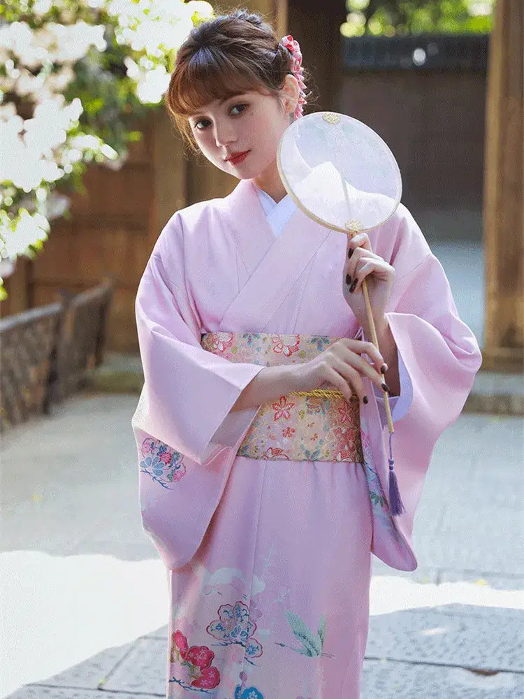 Kimono Femme Rose Floral River