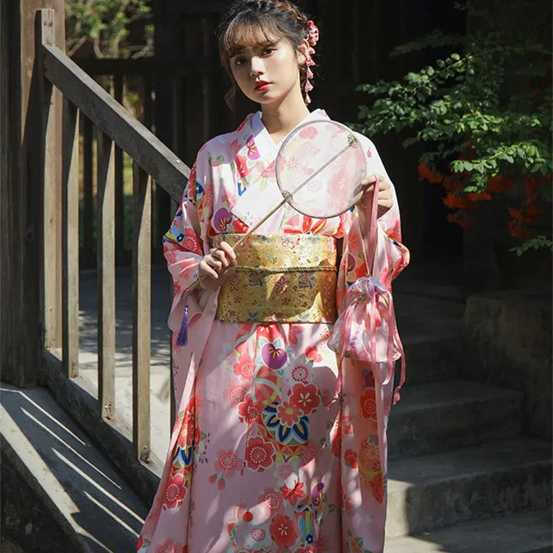 Cherry Blossom Traditional Women’s Kimono
