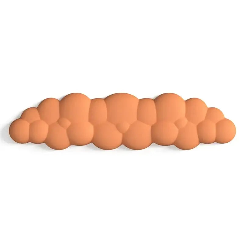 Orange Large Cloud Wrist Rest