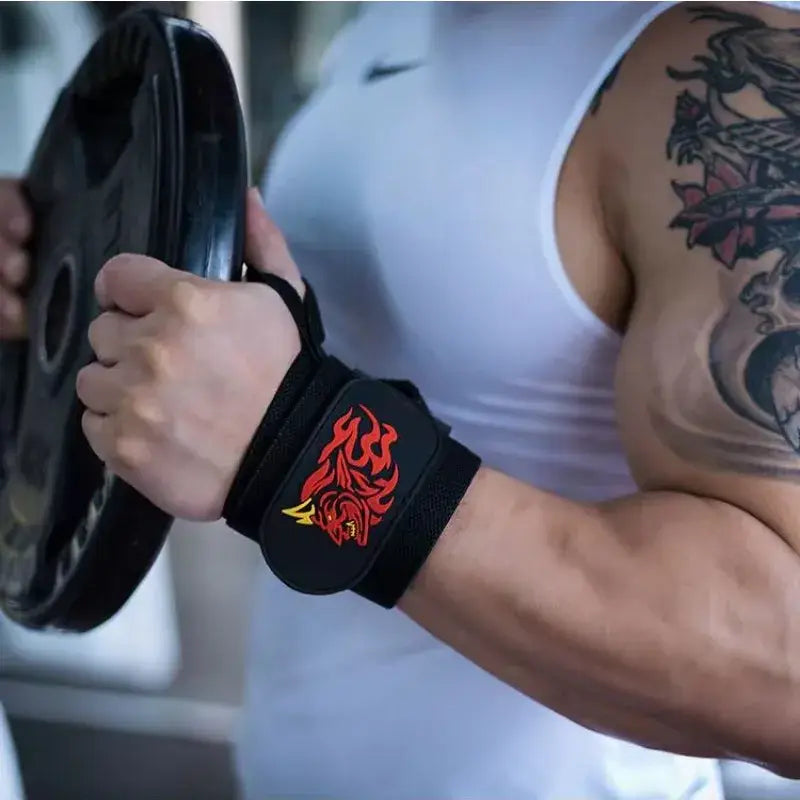 Red Oni Demon Wrist Wraps