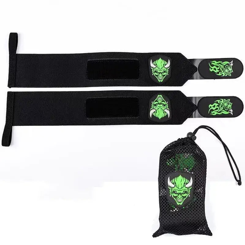 Green Oni Demon Wrist Wraps