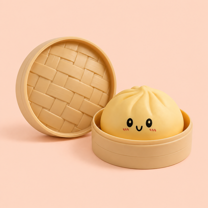 Yellow Pastel Dumpling Squishy, additional product view 3