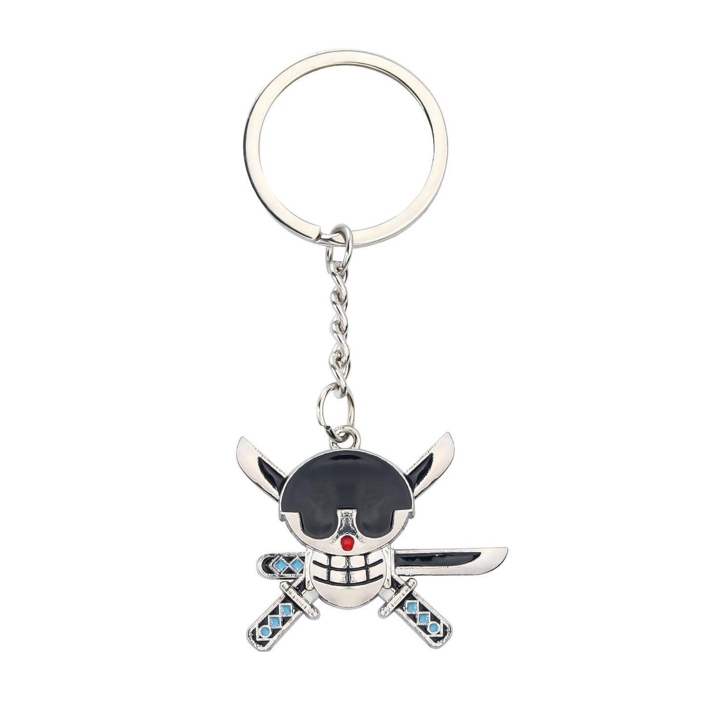 Zoro Pirate Skull Keychain